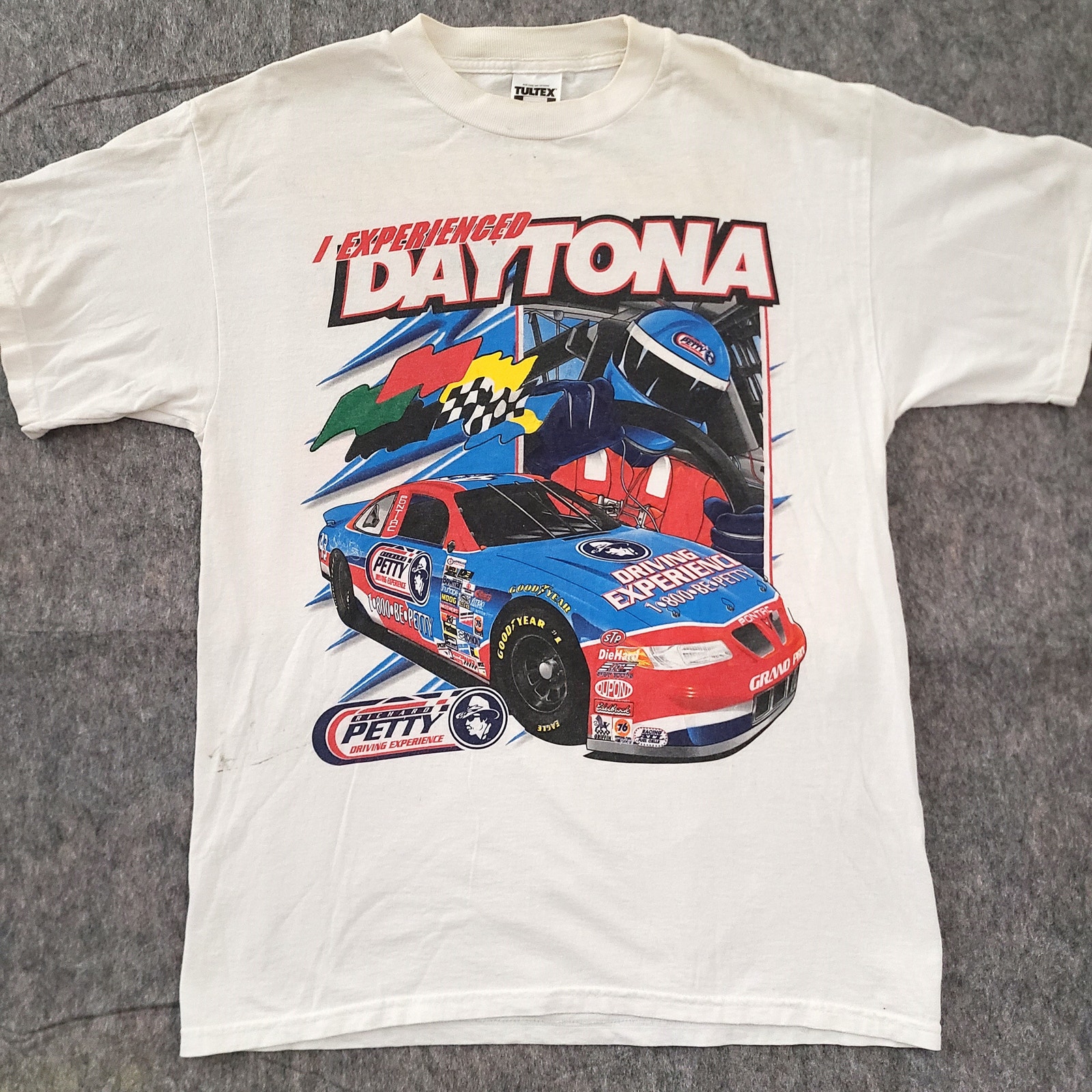 Y2k Tom Petty Nascar Mens Large Shirt Flaws Daytona Tultex